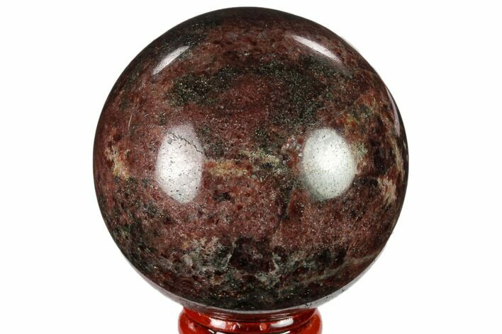 Polished Garnetite (Garnet) Sphere - Madagascar #132126
